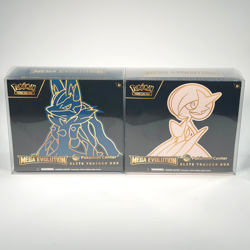 Pokemon Center Mega Evolution Gardevoir & Lucario ETB Set - Sealed w/Protectors - Image 1