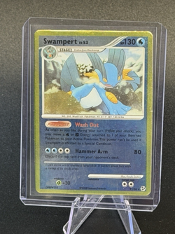 2008 Pokemon Swampert 9/106 Reverse Holo Great Encounters LP - Image 1
