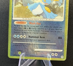 2008 Pokemon Swampert 9/106 Reverse Holo Great Encounters LP - Image 3