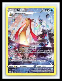 💥 Pokemon SWSH Silver Tempest Milotic Trainer Gallery Full Art Holo #TG02/TG30 - Image 1