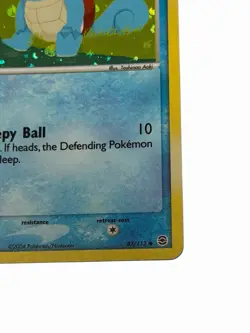 Pokemon TCG Squirtle 82/112 Fire Red & Leaf Green 2004 Holo very rare 🔥 📈 - Image 4