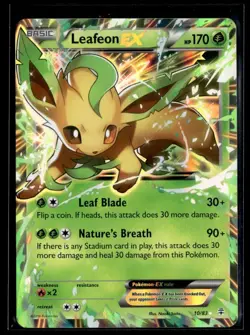 Leafeon EX - Generations 10/83 Ultra Rare Holo Pokemon TCG LP-2 - Image 1