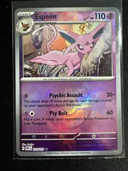 Espeon Master Ball - 033/131 - SV: Prismatic Evolutions Reverse Holo Pokemon TCG - Image 1