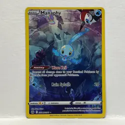 2023 Pokemon Manaphy GG06/GG70 Crown Zenith: Galarian Gallery Full Art - Image 1