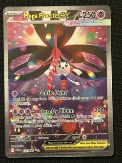 Mega Floette ex 117/086 Special Illustration Rare ME04: Chaos Rising Pokemon NM - Image 1