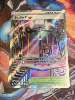 Pokemon TCG: Phantasmal Flames - Battle Cage (116/094) Full Art Ultra Rare NM/M - Image 1