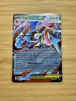 Pokemon Mega Greninja EX 022/086 Double Rare ME04: Chaos Rising NM ✨ - Image 1