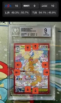 Beckett BGS 9 Mega Dragonite EX 290/217 Ascended Heroes SIR Regrade to PSA 10… - Image 3