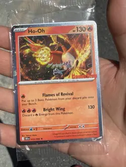 Ho-Oh 010/086 GameStop Promo Stamped WITH SWIRL!! Sealed -Pokemon Chaos Rising - Image 1