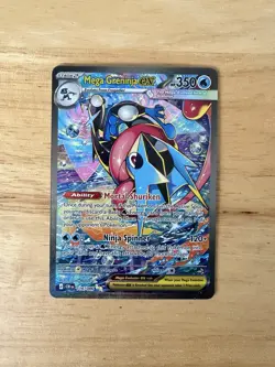 Pokemon TCG Mega Greninja Ex SIR Chaos Rising 116/086 NM - Image 1