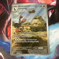 POKEMON MUDSDALE 175/162 TEMPORAL FORCES ILLUSTRATION RARE FULL ART - Image 1