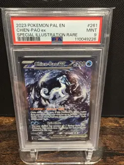 PSA 9 2023 POKEMON PAL EN-PALDEA EVOLVED | SIR CHIEN-PAO EX 261 - Image 1