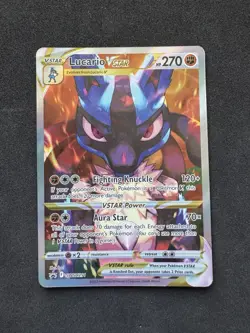 Pokemon TCG Lucario VSTAR SWSH291 Promo Crown Zenith NM - Image 1