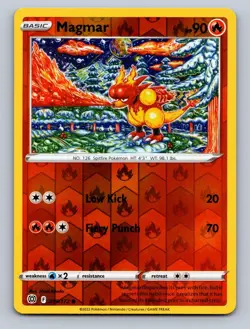 Magmar 019/172 Common Brilliant Stars Reverse Holo NM 2022 Shinji Kanda - Image 1