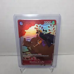 Monkey D. Luffy Holo Alt Art Rare One Piece TCG Gift Collection 2023 P-001 NM - Image 1