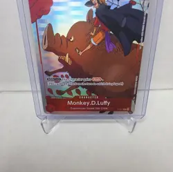 Monkey D. Luffy Holo Alt Art Rare One Piece TCG Gift Collection 2023 P-001 NM - Image 4