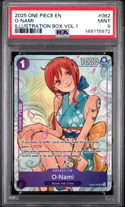 O-nami 062 Illustration Box Vol.1 One Piece Promos One Piece PSA 9 - Image 1