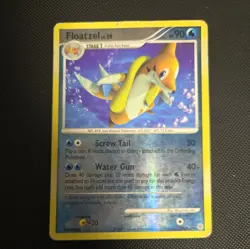 Pokemon TCG Floatzel LV.29 Diamond Pearl 26/130 Reverse Holo DMG - Image 1