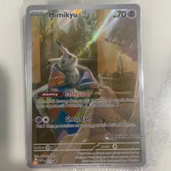 Mimikyu 075 Scarlet & Violet Pokemon Center Stamped Black Star Promo Sealed 🔥 - Image 2