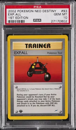 2002 POKEMON NEO DESTINY 1ST ED #93 EXP.ALL PSA 10 - Image 1