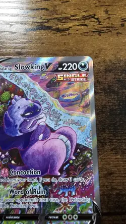 Pokemon Galarian Slowking V Chilling Reign 179/198 Alternate Art NM-MINT - Image 2