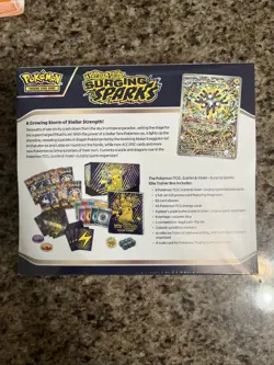 Pokemon TCG Surging Sparks Elite Trainer Box - SV08 Factory Sealed - Image 2