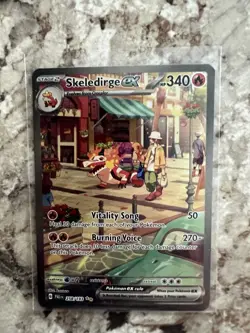 Pokemon TCG SV02: Paldea Evolved #258/193 Skeledirge ex NM - Image 5