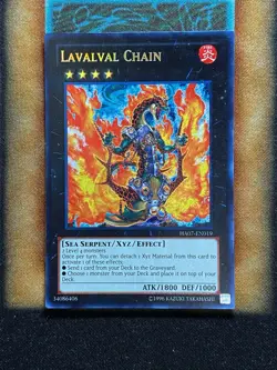 Yugioh Lavalval Chain HA07-EN019 Secret Rare LP - Image 1