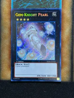 Yugioh Gem-Knight Pearl HA06-EN050 Secret Rare 1st Ed NM - Image 1