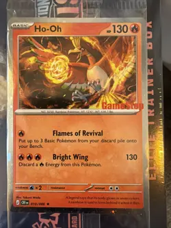 Pokemon TCG Chaos Rising Ho-Oh 010/086 Holo GameStop Stamped Promo Sealed - Image 1