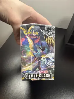 Pokemon Rebel Clash Booster Box Sword & Shield 36 Packs Factory Sealed W Case - Image 3
