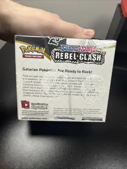 Pokemon Rebel Clash Booster Box Sword & Shield 36 Packs Factory Sealed W Case - Image 4