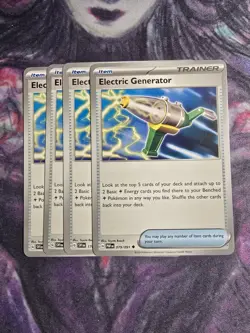 4x Electric Generator x4 - Mixed Sets - Pokemon TCG - Image 1