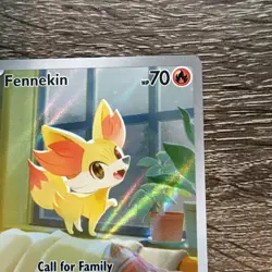 Fennekin #80 CRI EN Chaos Rising Pokemon TCG Black Star Promo POKEMON CENTER NM - Image 3