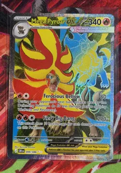 Mega Pyroar Ex 099/086 - Chaos Rising - Pokemon TCG - PACK FRESH M/NM - Image 1