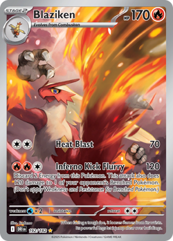 Blaziken 192/182 Illustration Rare Destined Rivals Pokemon Near Mint - Image 1