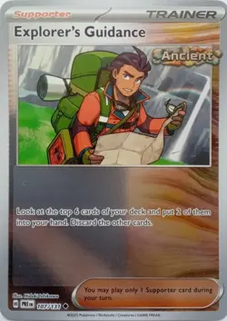 EXPLORER'S GUIDANCE - REVERSE HOLO - PRISMATIC EVOLUTIONS - POKEMON - 107/131 - Image 1