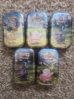 Pokemon TCG Ascended Heroes Mini Tins Lot of 5 Brand New Factory Sealed - Image 1