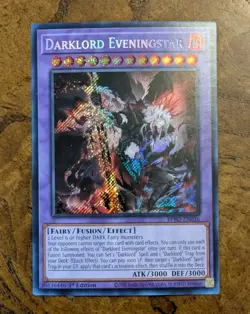 Darklord Eveningstar BPRO-EN036 Secret Rare 1st Edition Yu-Gi-Oh! - Image 1