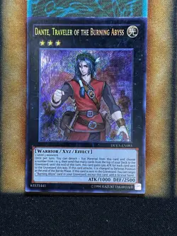 Yugioh Dante, Traveler Of The Burning Abyss DUEA-EN085 Secret Rare LP - Image 1