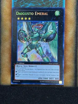 Yugioh Daigusto Emeral HA07-EN020 Secret Rare 1st Ed NM - Image 1