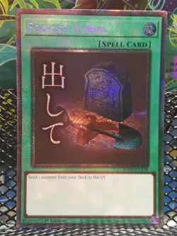 Foolish Burial RA05-EN138 Starlight Rare 1st Edition NM Yu-Gi-Oh! TCG - Image 1