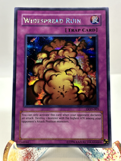 YuGiOh! Widespread Ruin DOD-003 Unlimited Secret Rare LP - Image 1