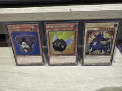 Yu-Gi-Oh Winged Kuriboh Gaia Des Koala MZMU Secret Rare 1st Ed NM Lot - Image 1