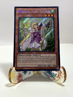 YuGiOh! Mystical Fairy Elfuria CBLZ-EN085 1st Edition Secret Rare LP - Image 1