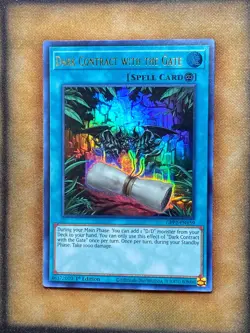 Yugioh Dark Contract with the Gate GFP2-EN159 Ultra Rare 1st Ed NM - Image 1