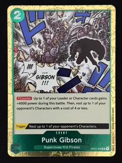 Punk Gibson (OP01-058) - Romance Dawn (OP01) - One Piece Card Game - Image 1
