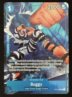 Buggy (OP02-058) (Alternate Art) - Paramount War (OP02) - One Piece - Image 1