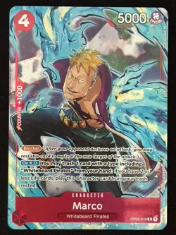 Marco (OP02-018) (Alternate Art) - Paramount War (OP02) - One Piece - Image 1