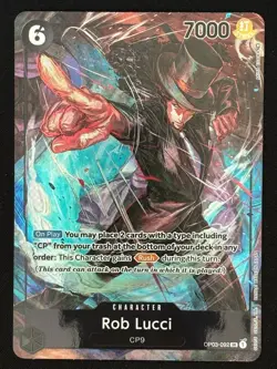 Rob Lucci (OP03-092) (Alternate Art) - Pillars of Strength (OP03) - One Piece - Image 1